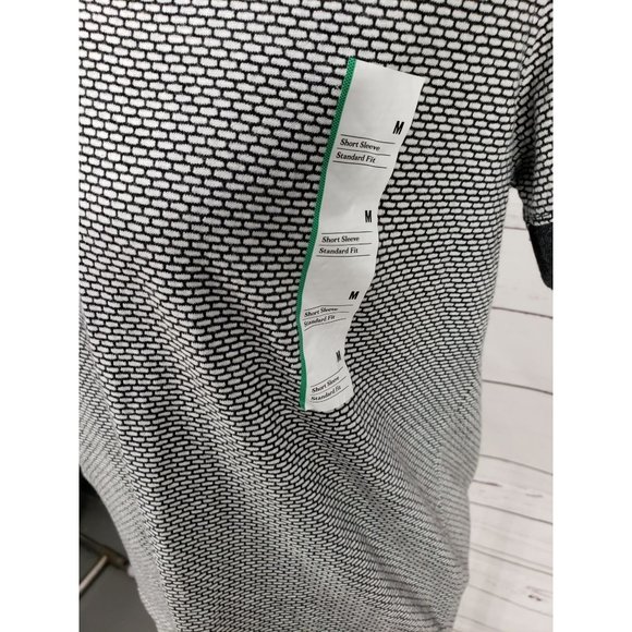 Goodfellow and Company Standard Fit Short Sleeve No Roll Collar Polo Medium - Picture 6 of 11